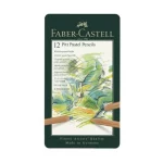مداد رنگی پاستلی فابرکاستل مدل پیت مجموعه 12 رنگ