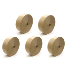 آب چسب نواری ایران چسب مدل کرافت قهوه ای عرض 6 سانتی متر بسته 5 عددی