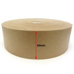 آب چسب نواری ایران چسب مدل کرافت قهوه ای عرض 6 سانتی متر بسته 5 عددی