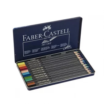 مداد رنگی 12 رنگ فابر کاستل مدل Art Grip