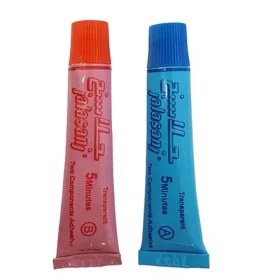 چسب دوقلو شفاف جلاسنج مدل Super Power