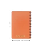 دفتر یادداشت شفاف 60 برگ پاپکو کد A6-605