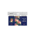 دفتر یادداشت جیبی پاپکو کد NB-685 بسته 3 عددی