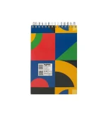 دفتر یادداشت جلد سخت سیمی 80 برگ فنر دوبل سایز 120X170 MM پاپکو کد PN-6118