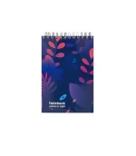 دفتر یادداشت جلد سخت سیمی 80 برگ فنر دوبل 100X150 MM پاپکو کد PN-6158