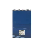 دفتر یادداشت جلد سخت سیمی 80 برگ فنر دوبل سایز 120X170 MM پاپکو کد PN-6118