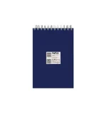 دفتر یادداشت جلد سخت سیمی 80 برگ فنر دوبل 100X150 MM پاپکو کد PN-6158
