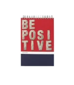 دفتر یادداشت جلد سخت سیمی 80 برگ فنر دوبل سایز 120X170 MM پاپکو کد PN-6118