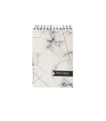 دفتر یادداشت جلد سخت سیمی 80 برگ فنر دوبل 100X150 MM پاپکو کد PN-6158