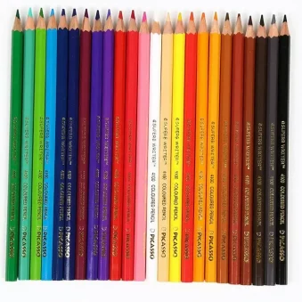  مداد رنگی 24 رنگ پیکاسو مدل استوانه ای کد PC18E1101