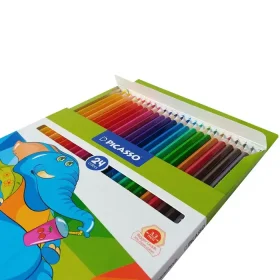 مداد رنگی 24 رنگ پیکاسو مدل SUPERB WRITER طرح فیل