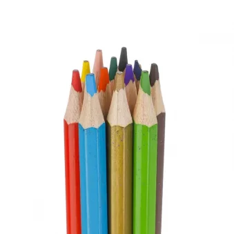 مداد رنگی 12 رنگ فکتیس طرح ماهی رنگارنگ مدل استوانه کد F07112212