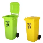 سطل زباله پلاستیکی سبلان 100 لیتری