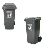 سطل زباله پلاستیکی سبلان 100 لیتری