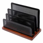 جای پاکت نامه چوب و فلز جهان نما مدل WW-03