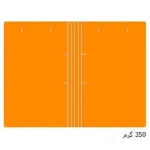 پوشه مقوایی خط دار 350 گرم بسته 100 عددی