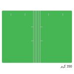 پوشه مقوایی خط دار 300 گرم بسته 100 عددیسبز