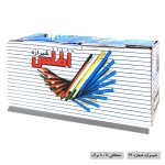 شیرازه شماره 12 اطلس بسته 100 عددی رنگ طوسی