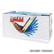 شیرازه شماره 12 اطلس بسته 100 عددی رنگ سفید