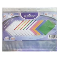 کاور کاغذ A5 پلاستیکی پرزیدنت بسته 100 عددی